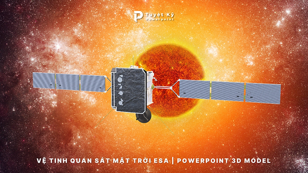 Vệ Tinh quan sát Mặt trời ESA (Solar Orbiter) 3D Model