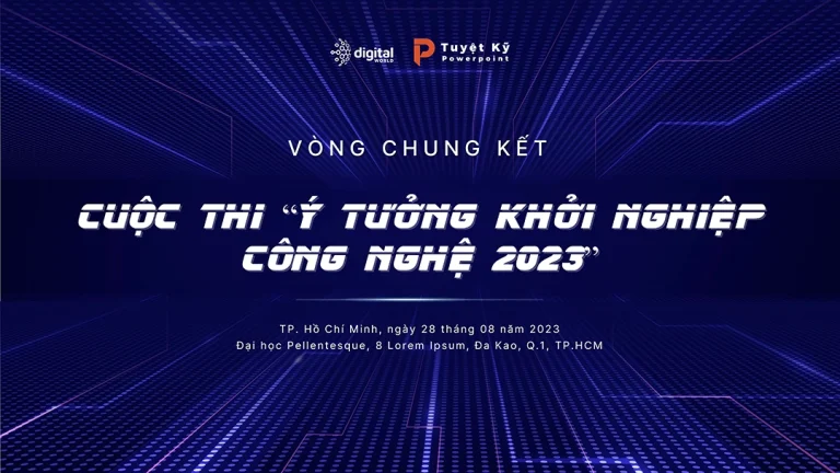 Mẫu Banner/Backdrop Cuộc Thi Công Nghệ