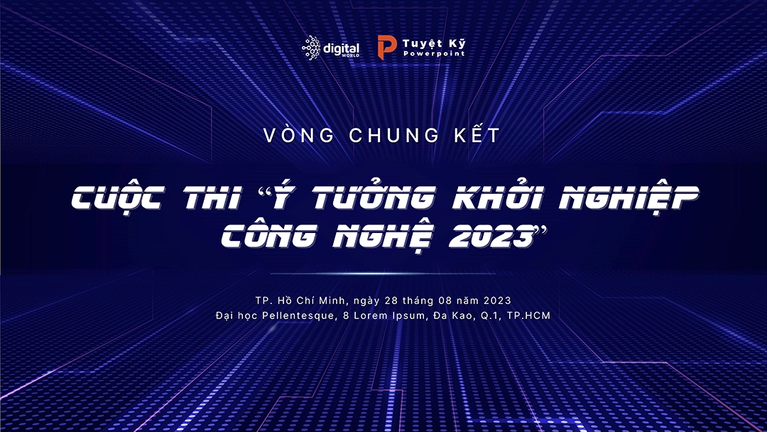 Mẫu Banner/Backdrop Cuộc Thi Công Nghệ