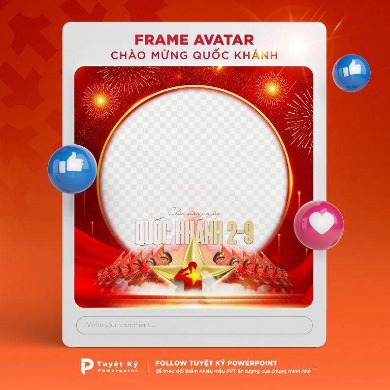 Frame Avatar Chào Mừng Quốc Khánh Việt Nam 2/9 [Ver1]