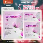 Bộ 3 Mẫu Banner & Social post Chúc Mừng Ngày Quốc Tế Phụ Nữ 8/3