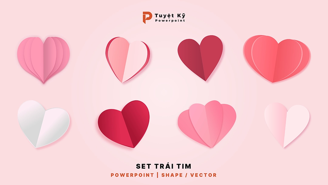 Set Trái Tim | Shape/Vector